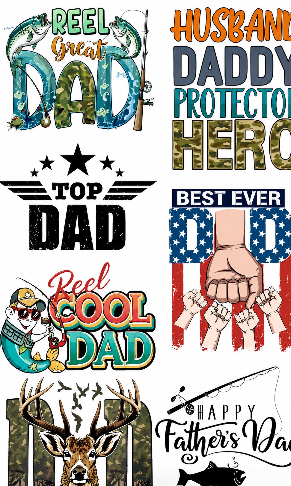 Fathers Day Gang Sheet #1