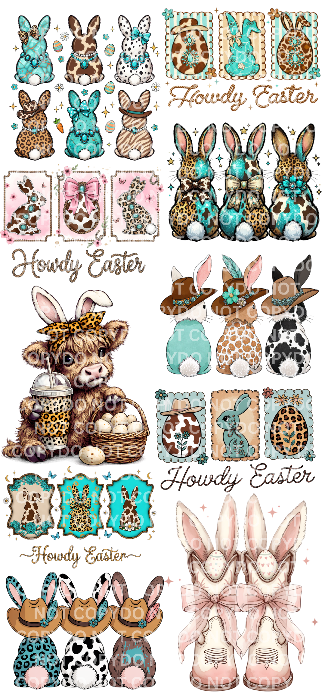 Western EASTER DTF Gang Sheet (Copy)