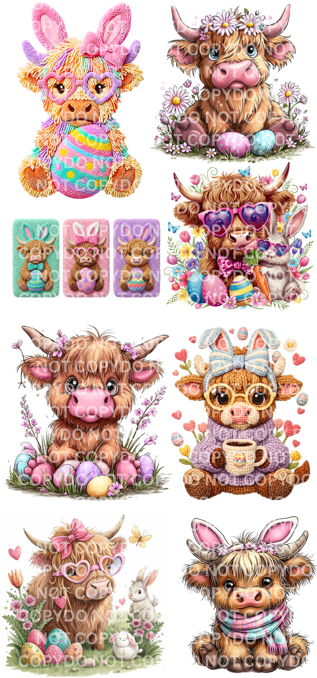 EASTER DTF Gang Sheet Highlands