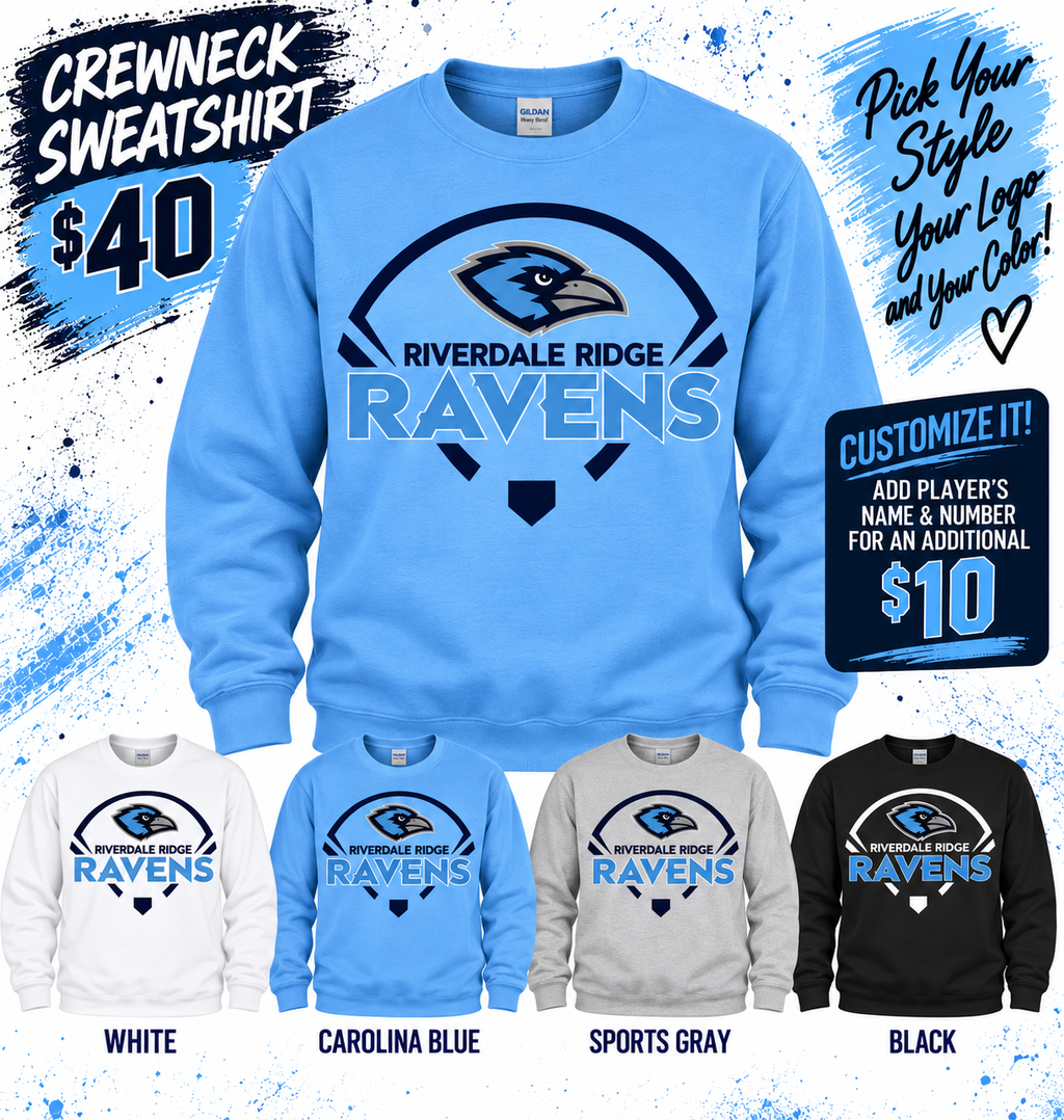 Ravens Softball Crew Neck